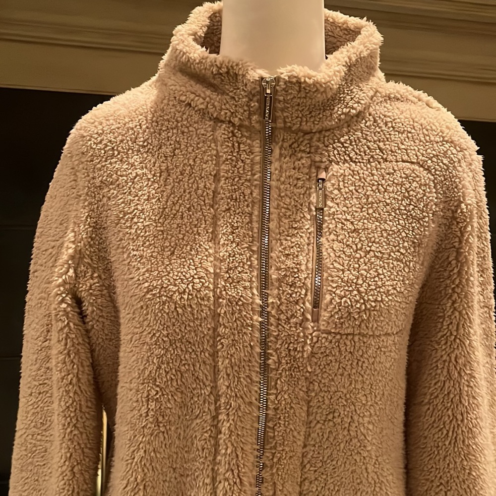 Calvin Klein Teddy Bear Zipper Jacket - Picture 3 of 17